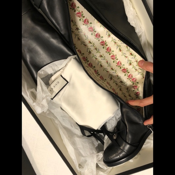 Queercore Brogue Over The Knee Boots / NWB - Picture 11 of 12